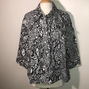 Light Weight CJ banks 2X jacket animal print